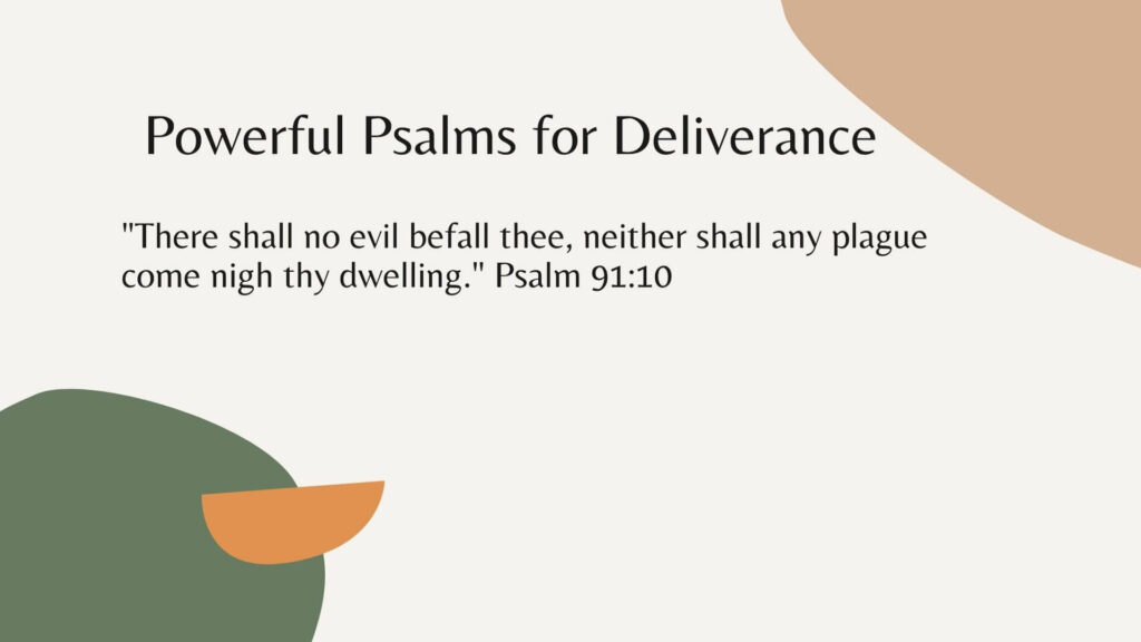 20 Psalms for Deliverance - Biblical Help