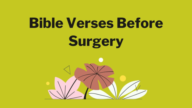 before surgery verses