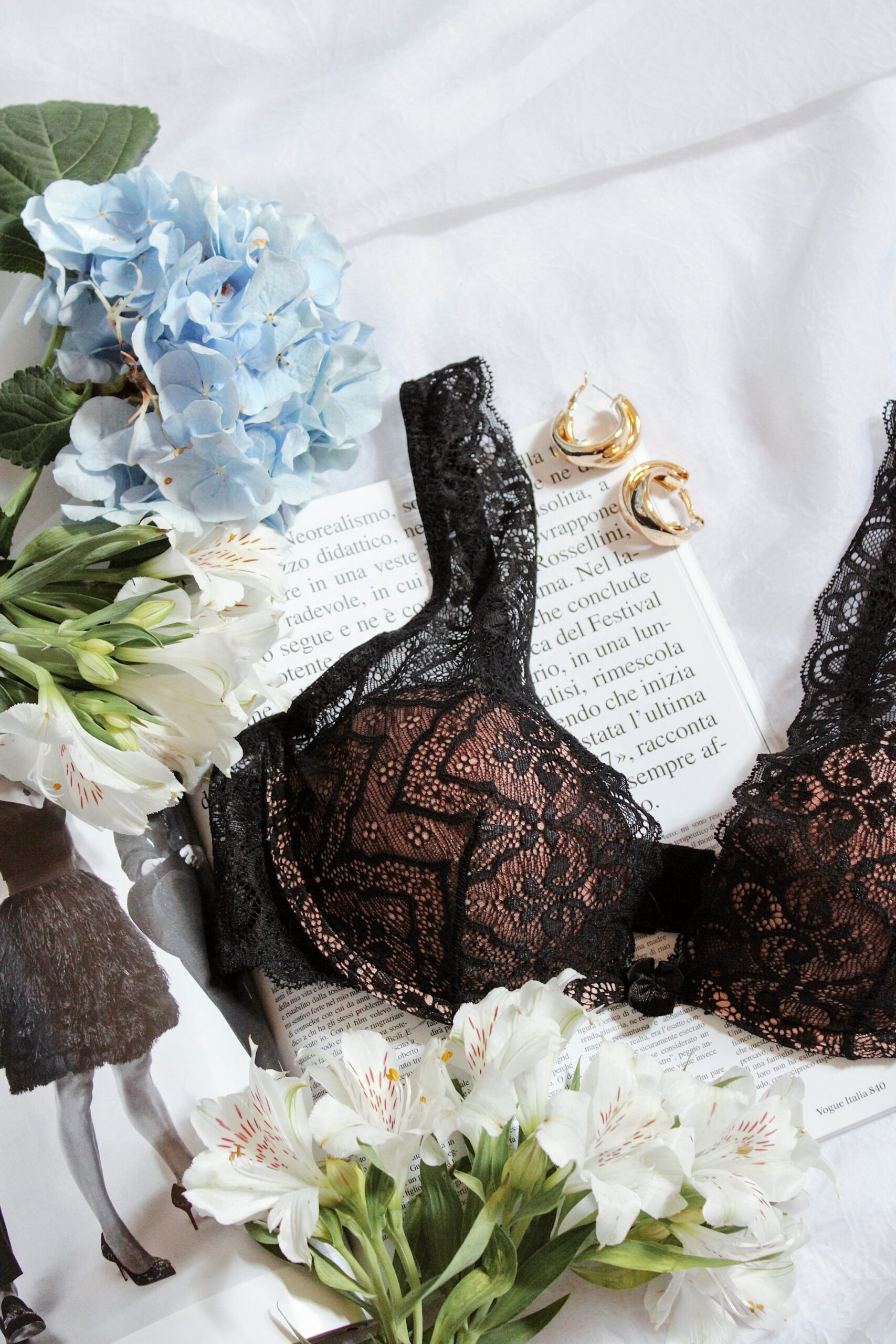 black stylish christian lingerie.