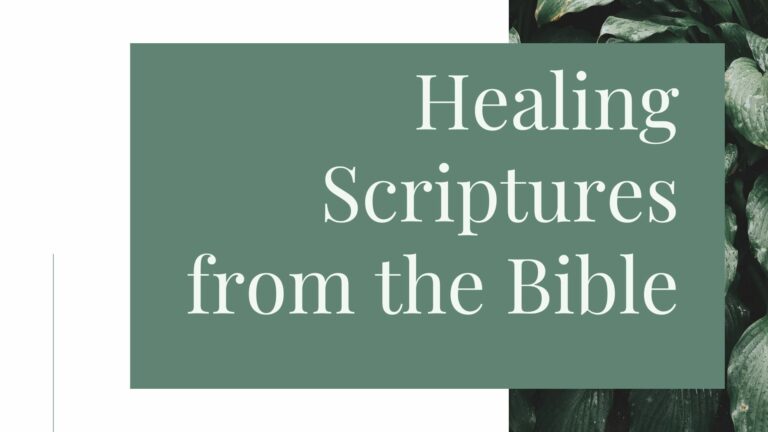 Best healing scriptures from the Bible to read