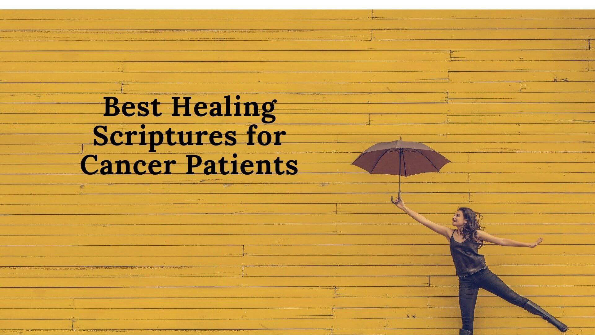 healing bible verses for cancer