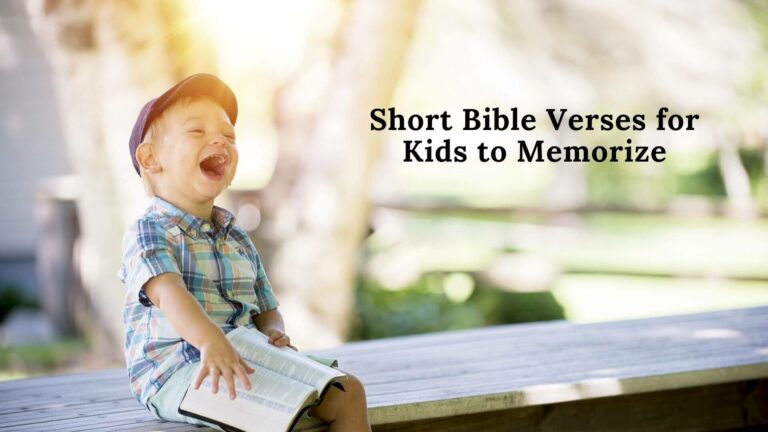 short bible verses for children