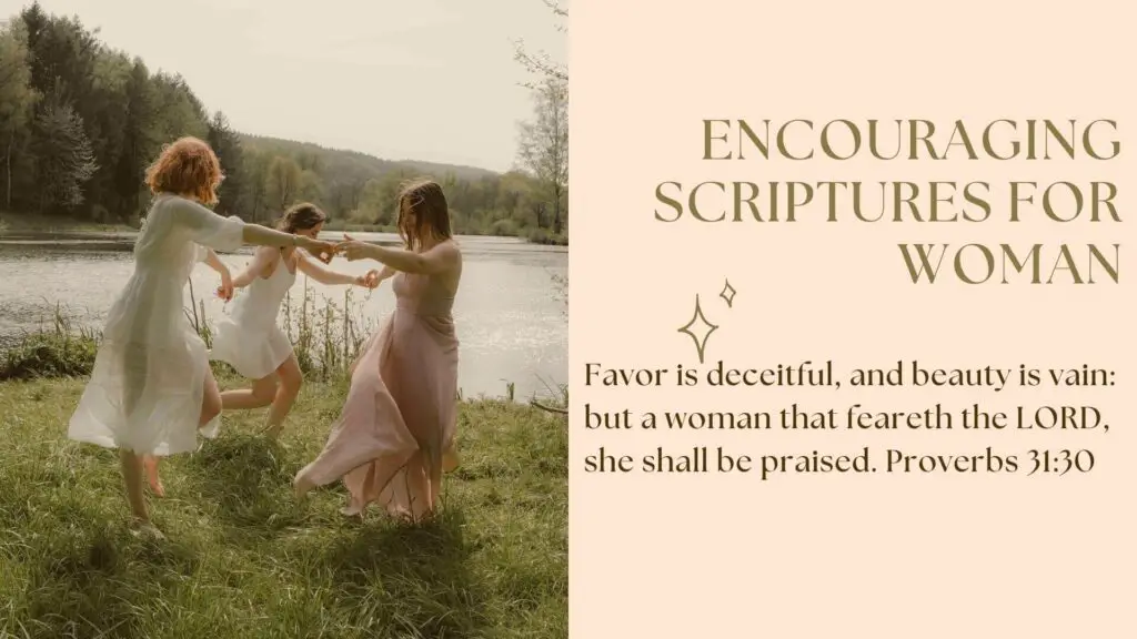 encouraging scriptures for woman