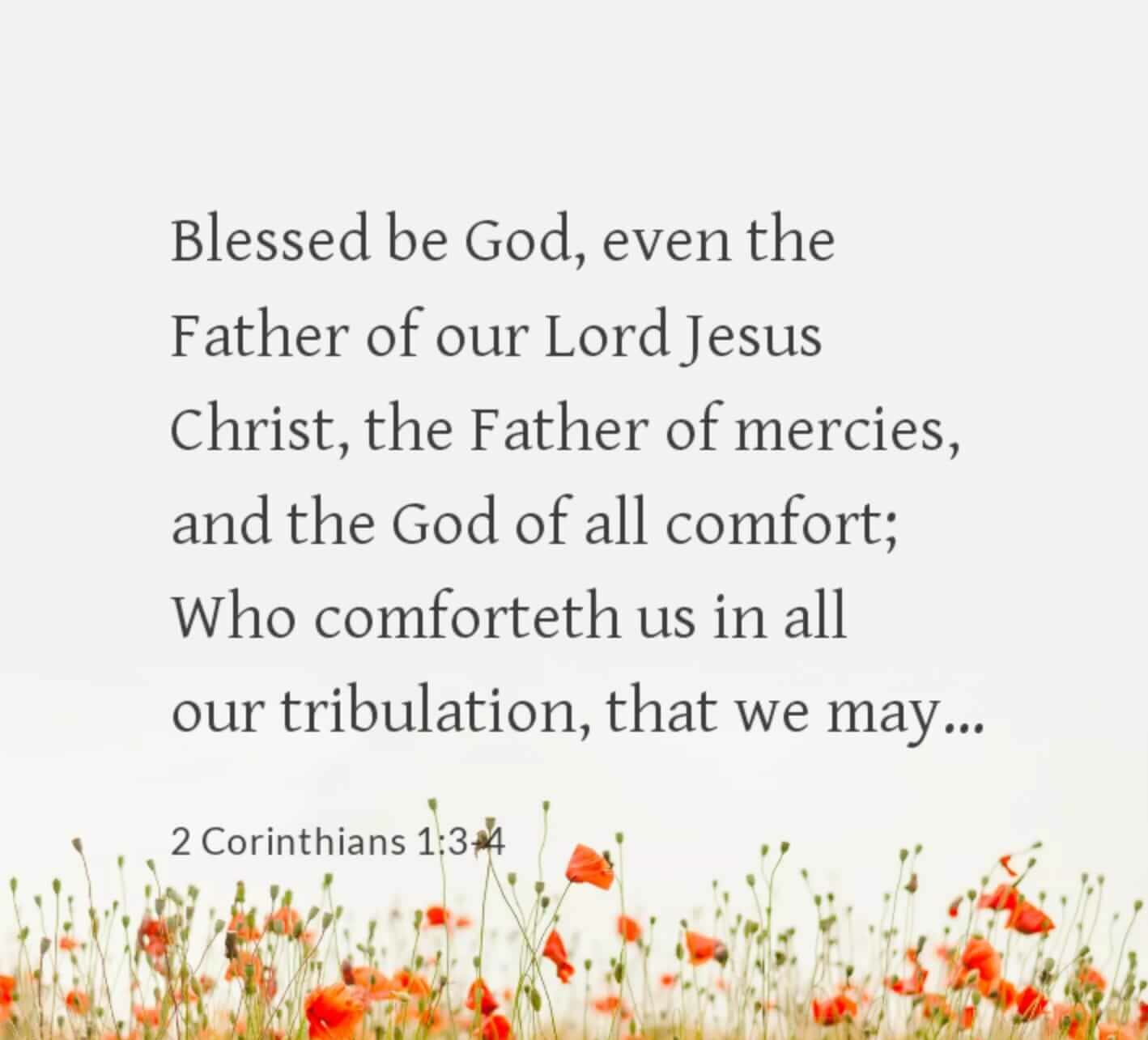 God will comfort you